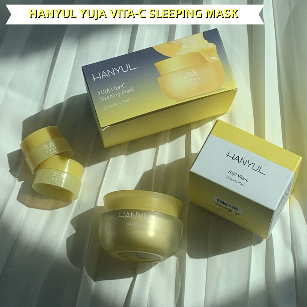 月光ゆず睡眠パック(旧バージョン)/HANYUL(ハンユル)/フェイスクリームを使ったクチコミ(1枚目)