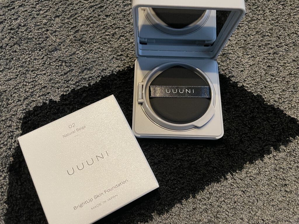 ブライトアップスキンファンデーション 02 Natural Beige(ナチュラルベージュ)/UUUNI/クッションファンデーションを使ったクチコミ（3枚目）