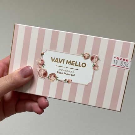 バレンタインボックス3ローズモーメント/VAVI MELLO/アイシャドウパレットを使ったクチコミ(1枚目)