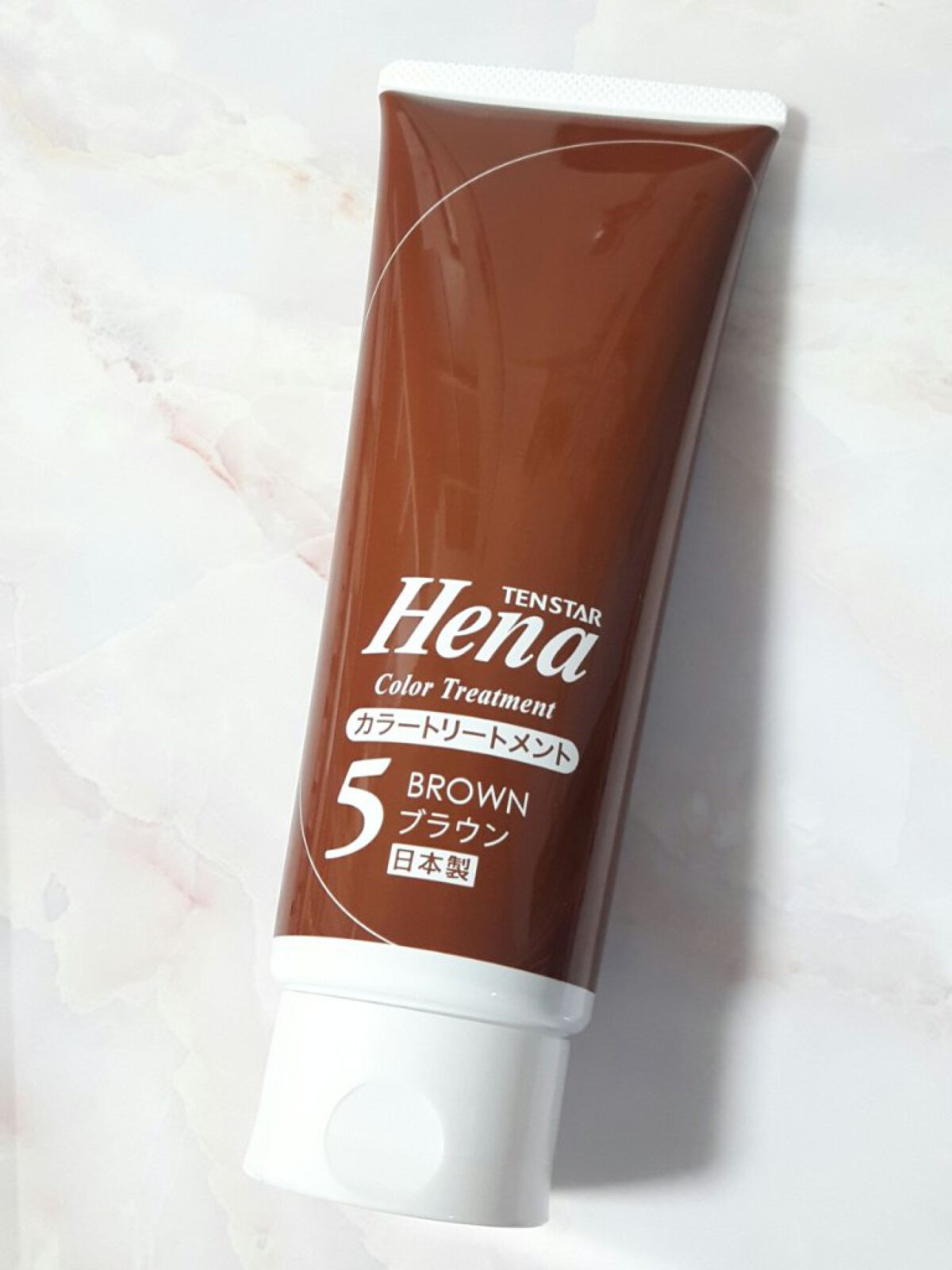 カラートリートメント 6 ダークブラウン/テンスター/ヘアカラーを使ったクチコミ（1枚目）