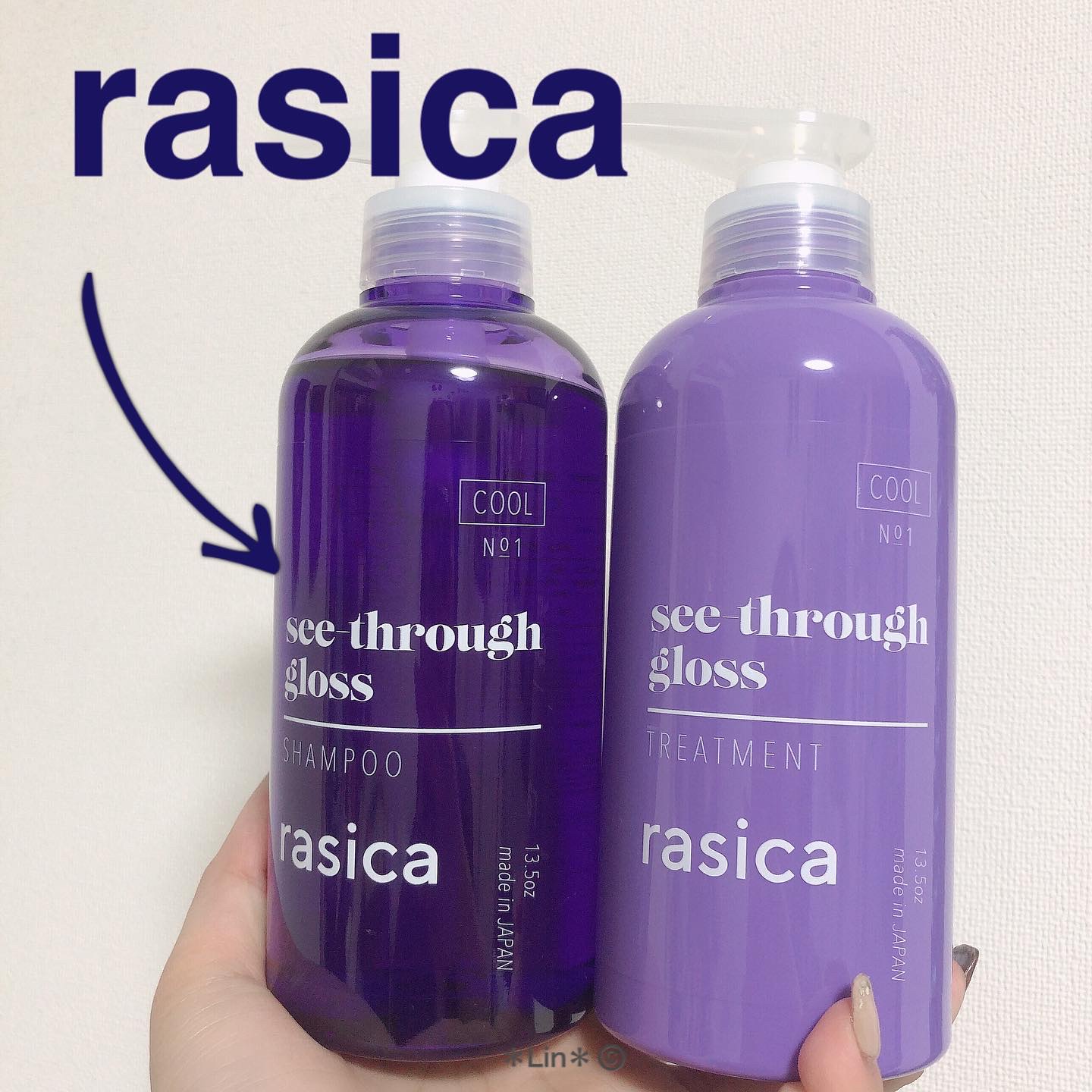 シースルーグロスシャンプー／トリートメント シャンプー/rasica/市販シャンプーを使ったクチコミ（1枚目）