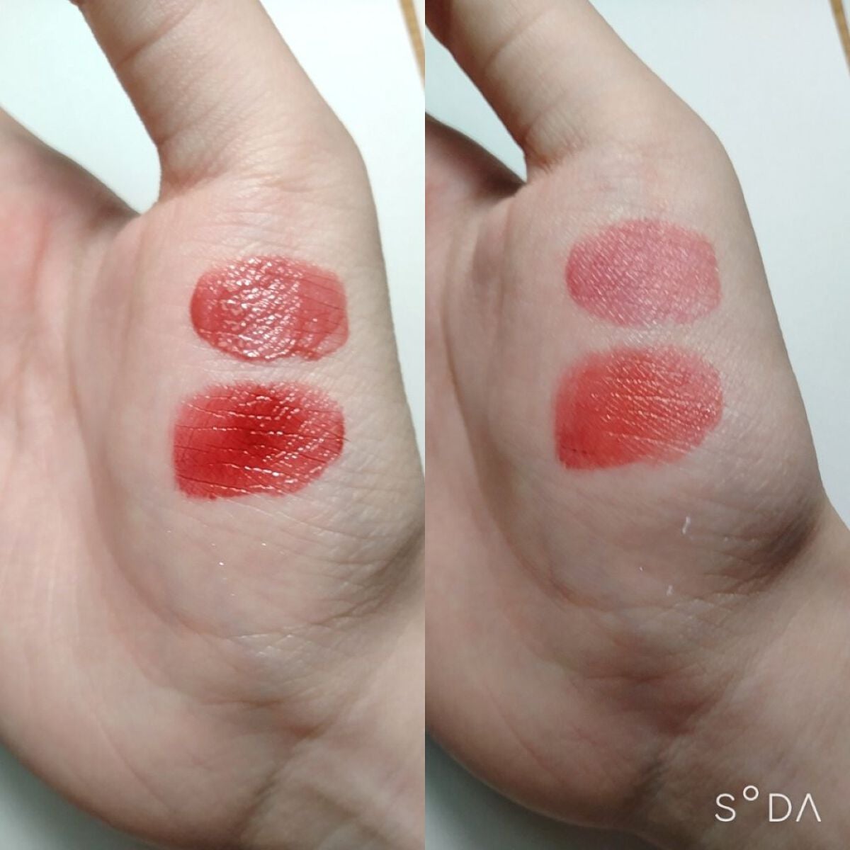 ジューシーラスティングティント/rom&nd/リップティントを使ったクチコミ(3枚目)