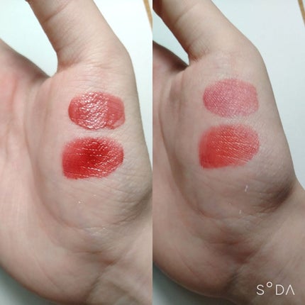 ジューシーラスティングティント/rom&nd/リップティントを使ったクチコミ(3枚目)