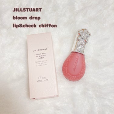 JILL STUART ジルスチュアート ブルームドロップ リップ＆チーク シフォンのクチコミ「
JILLSTUARTの花涙チーク


﹏﹏﹏﹏﹏﹏﹏﹏﹏


JILL STUART
ブルー.....」（1枚目）