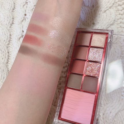 ミックスブラーリングアイパレット/wakemake/マルチパレットを使ったクチコミ(4枚目)