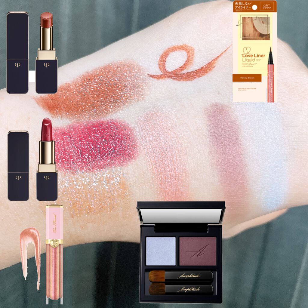  ルージュアレーブル エブルイサン 313 Go-Boldly Bronze/クレ・ド・ポー ボーテ/口紅を使ったクチコミ（3枚目）