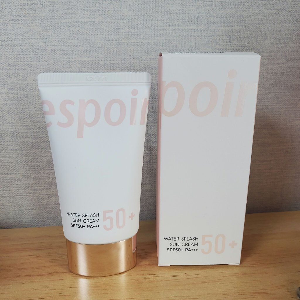 ウォータースプラッシュサンクリーム/espoir/日焼け止め・UVケアを使ったクチコミ（1枚目）