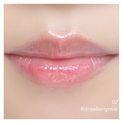 ミルクハートティントリップアンドチーク/Merrymonde/リップティントを使ったクチコミ(3枚目)