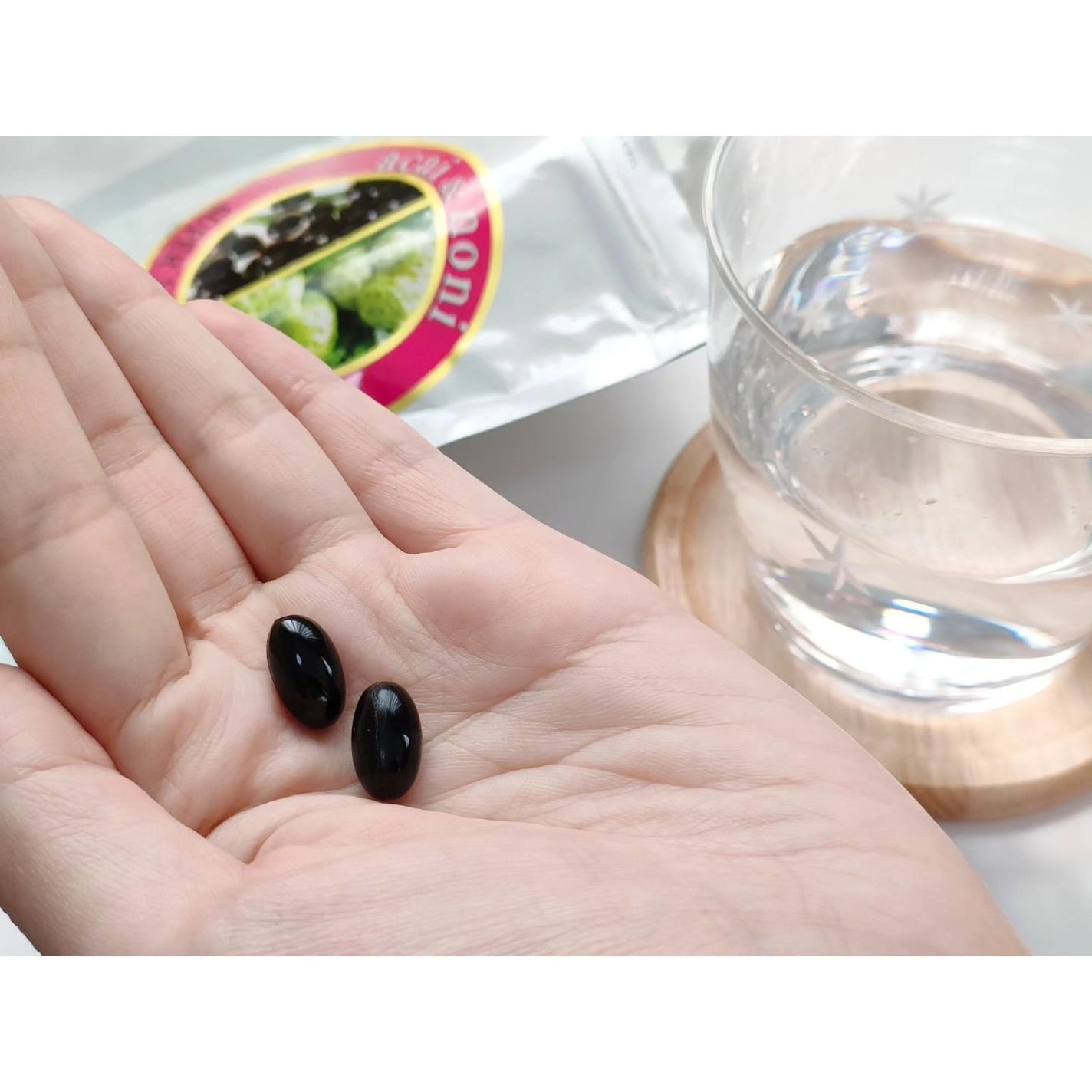 アサイー&ノニ/すこやか笑顔/美容サプリメントを使ったクチコミ(2枚目)