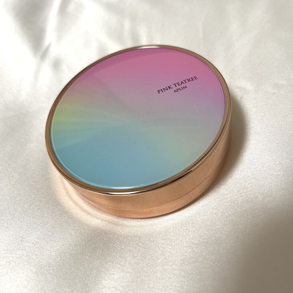 ピンクティーツリーカバークッション/APLIN/クッションファンデーションを使ったクチコミ（1枚目）