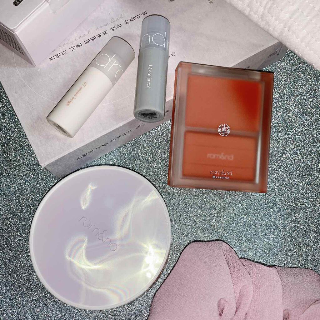 グラスティングウォーターティント 韓服エディション/rom&nd/リップティントを使ったクチコミ(3枚目)