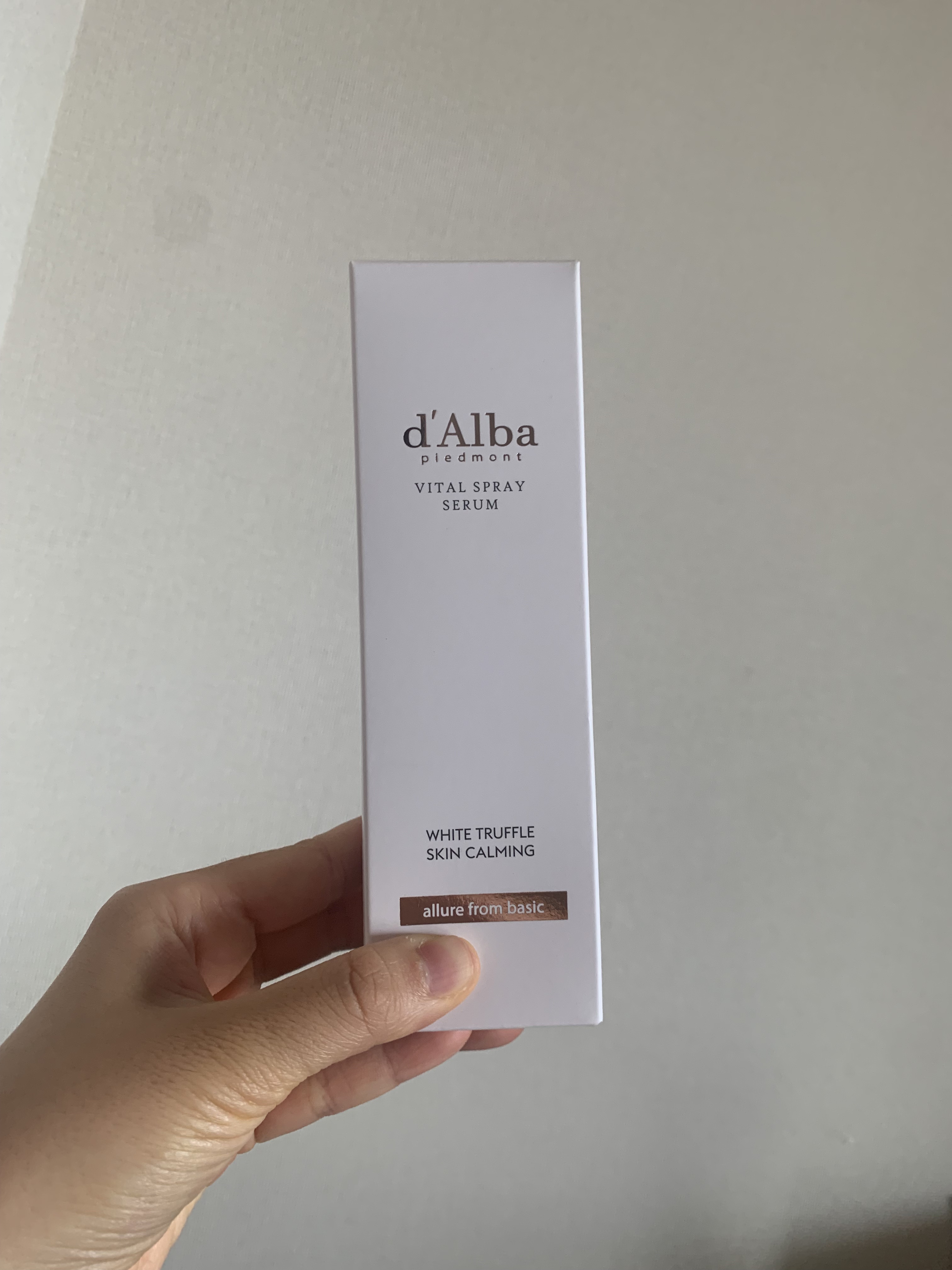 ダルバ ホワイトトリュフバイタルスプレーセラム/ダルバ/ミスト状化粧水を使ったクチコミ（1枚目）