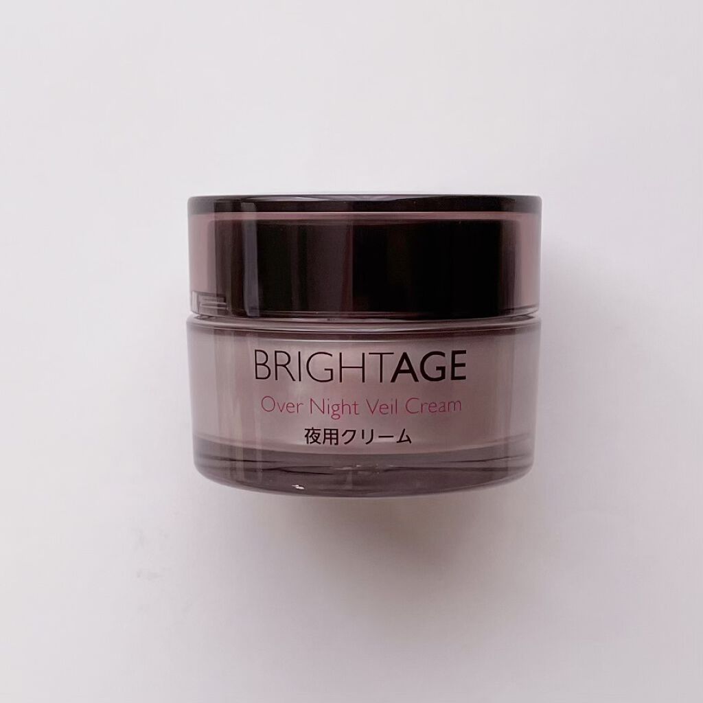 オーバーナイト ヴェールクリーム/BRIGHTAGE/フェイスクリームを使ったクチコミ（1枚目）