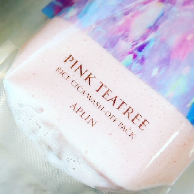 ピンクティーツリーライスシカウォッシュオフパック/APLIN/洗い流すパック・マスクを使ったクチコミ（2枚目）