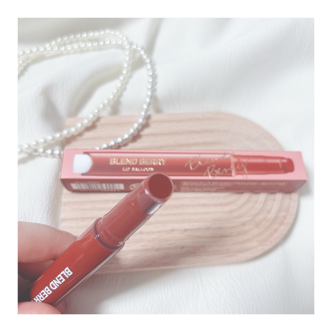 ブレンドベリー リップバルーン/BLEND BERRY/口紅を使ったクチコミ（3枚目）