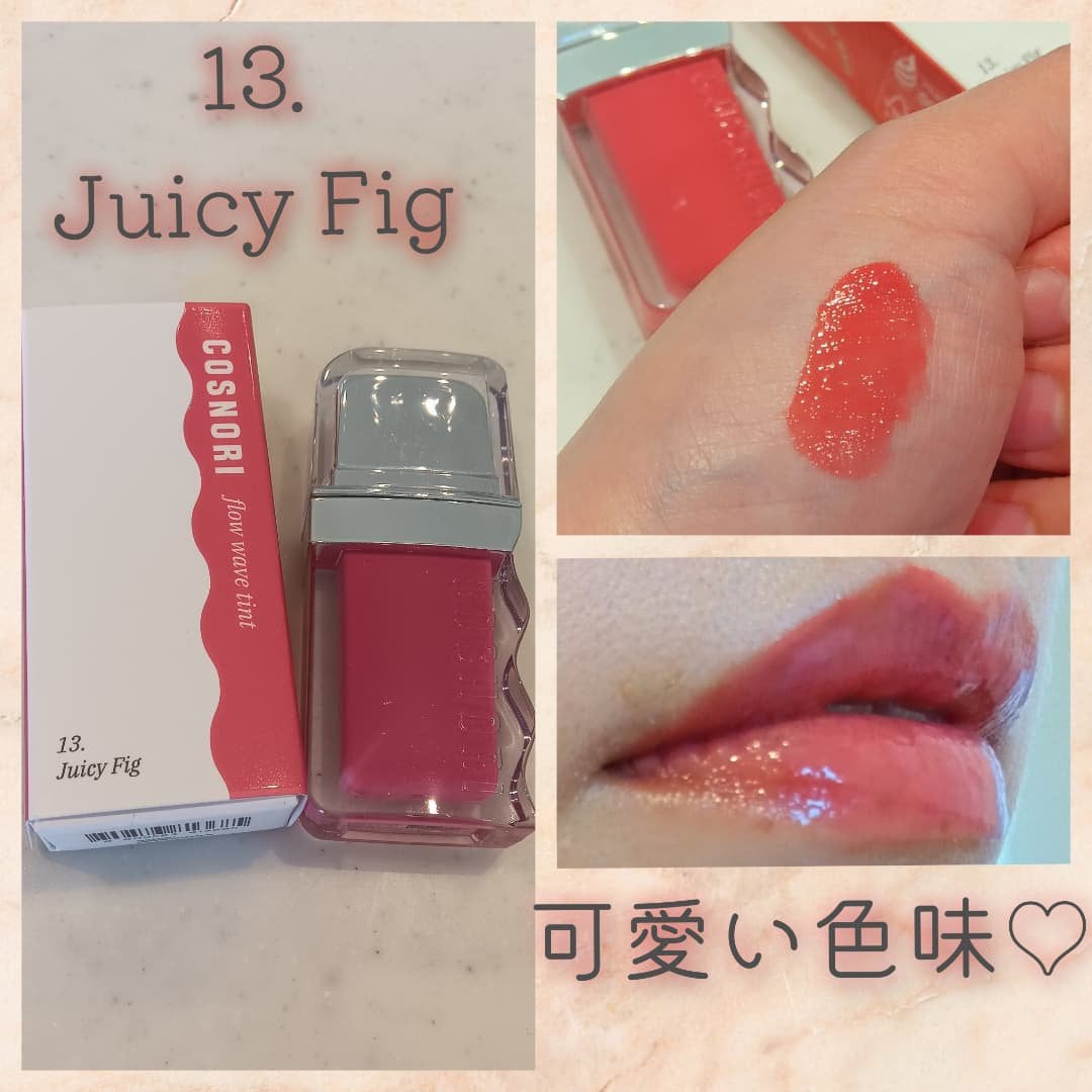 フローウェーブティント/COSNORI/リップティントを使ったクチコミ(3枚目)