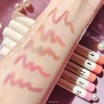 メロウレイヤリング スティックシャドウ/HOLIKA HOLIKA/スティックアイシャドウを使ったクチコミ(7枚目)