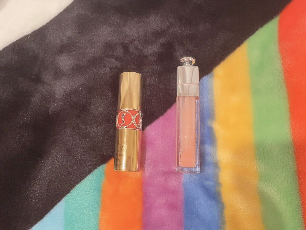 ルージュ ヴォリュプテ シャイン/YVES SAINT LAURENT BEAUTE/口紅を使ったクチコミ（1枚目）