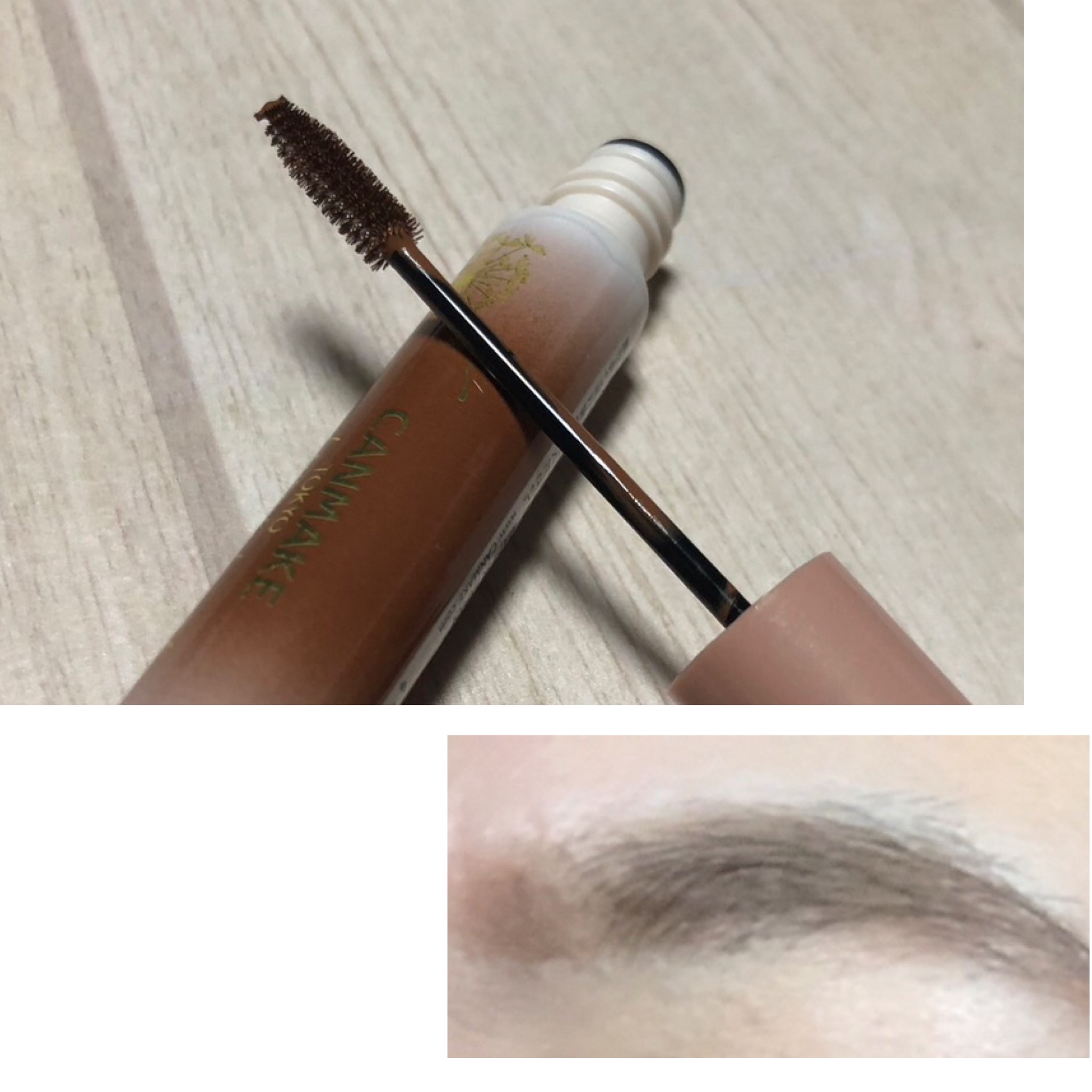 スマートミニアイブロウカラー 01 いつものブラウン/キャンメイク/眉マスカラを使ったクチコミ（3枚目）