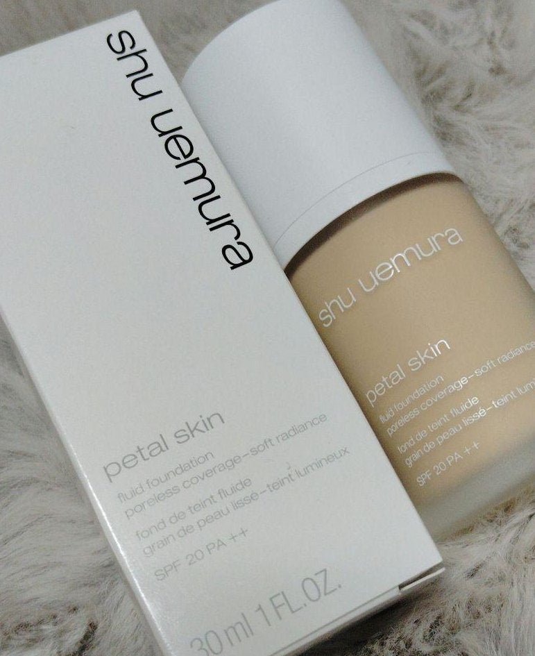 ペタルスキン フルイド ファンデーション/shu uemura/リキッドファンデーションを使ったクチコミ(1枚目)