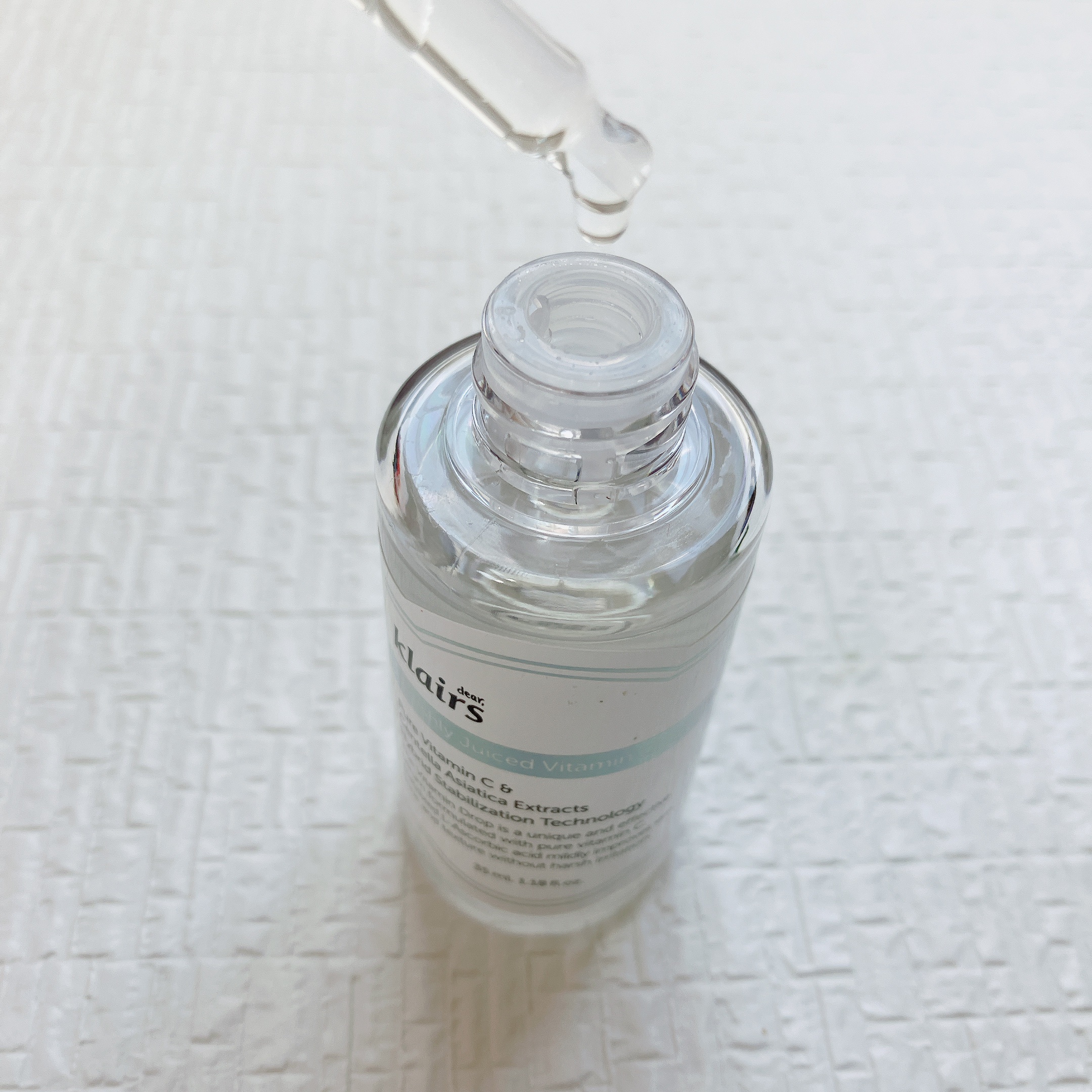 フレッシュリージュースドビタミンドロップ(35ml)/Klairs/美容液を使ったクチコミ（2枚目）