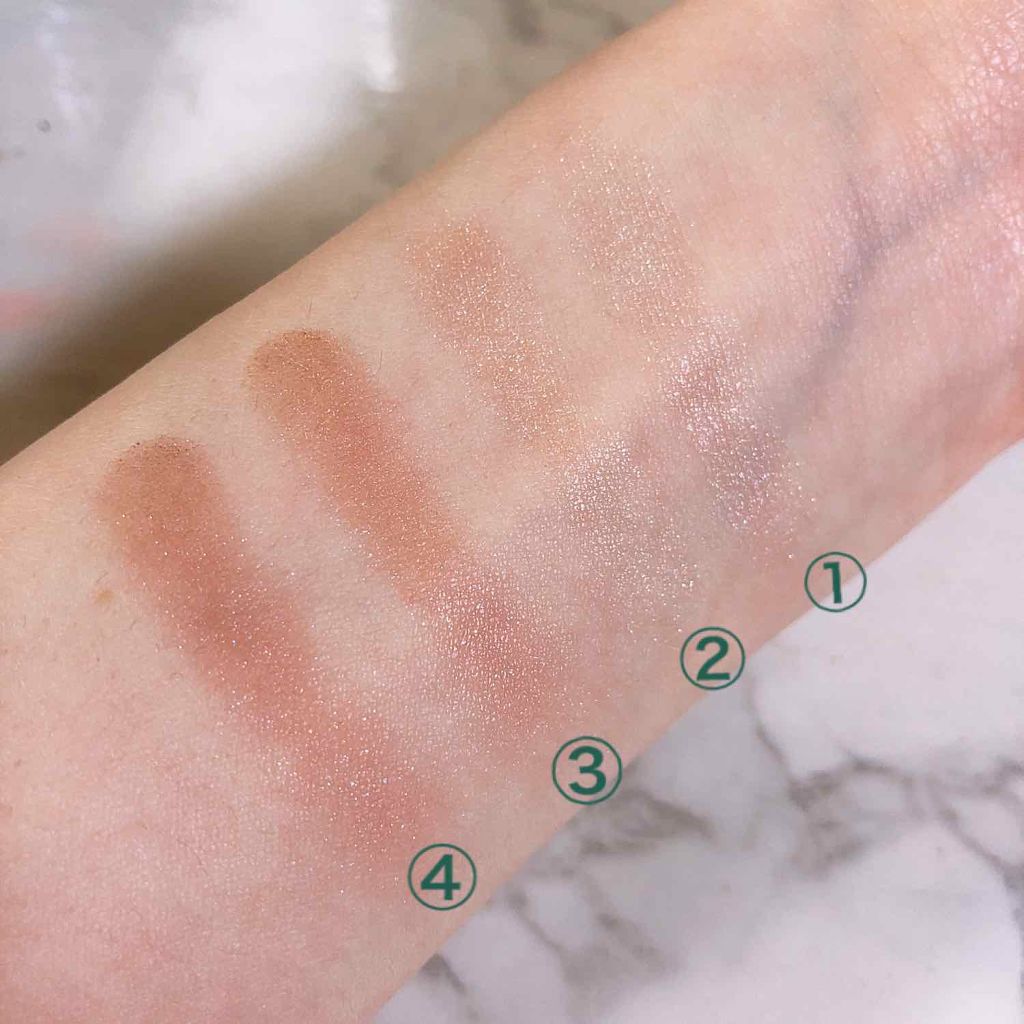 リアルクローズシャドウ/excel/アイシャドウパレットを使ったクチコミ（2枚目）