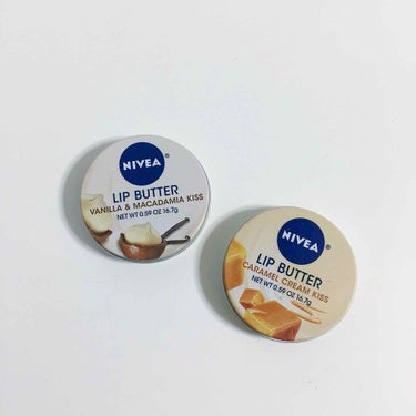 NIVEA(海外) リップバターのクチコミ「NIVEA ニベア
LIP BUTTER リップバター
Vanilla & Macadamia.....」（1枚目）