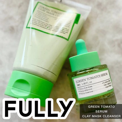 グリーントマトクレイマスククレンザー/FULLY/洗い流すパック・マスクを使ったクチコミ(1枚目)