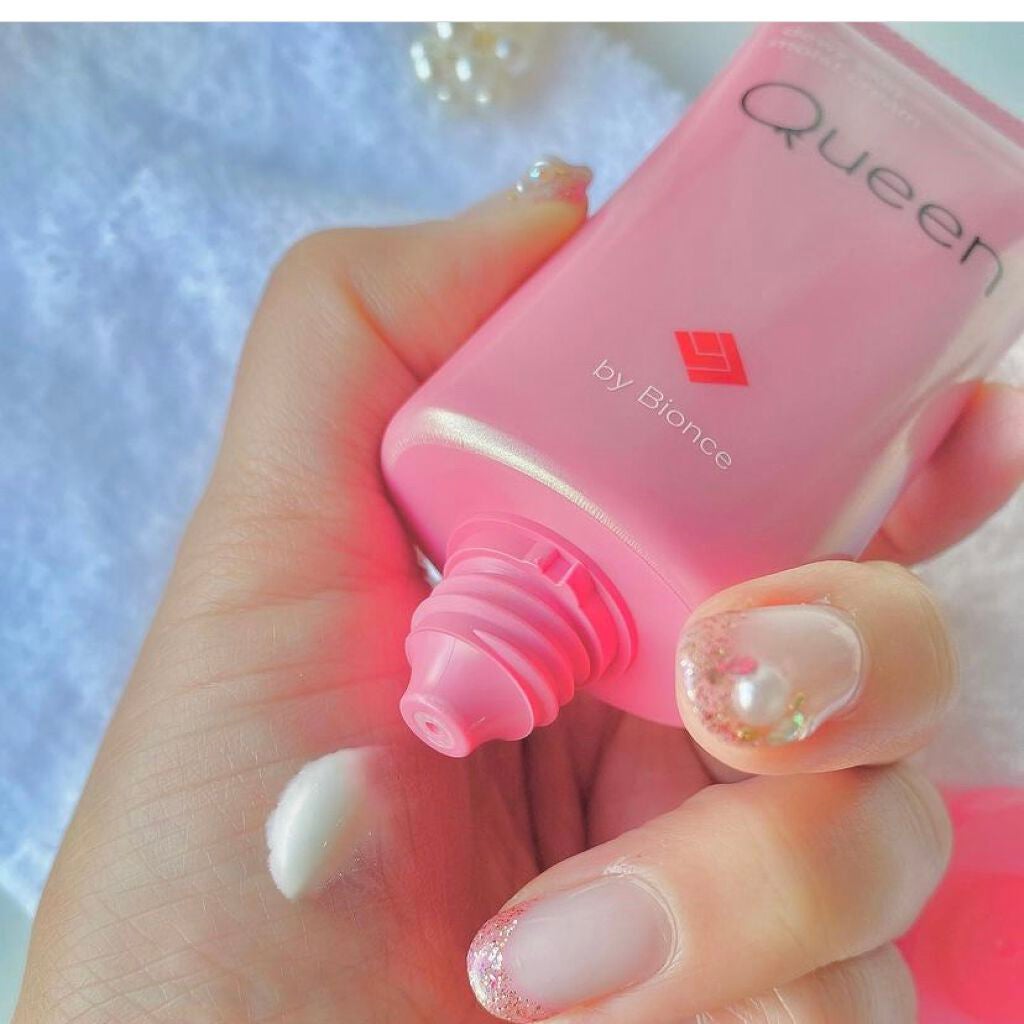 ツヤ肌モイストクリーム/Queen by Bionce/化粧下地を使ったクチコミ(4枚目)