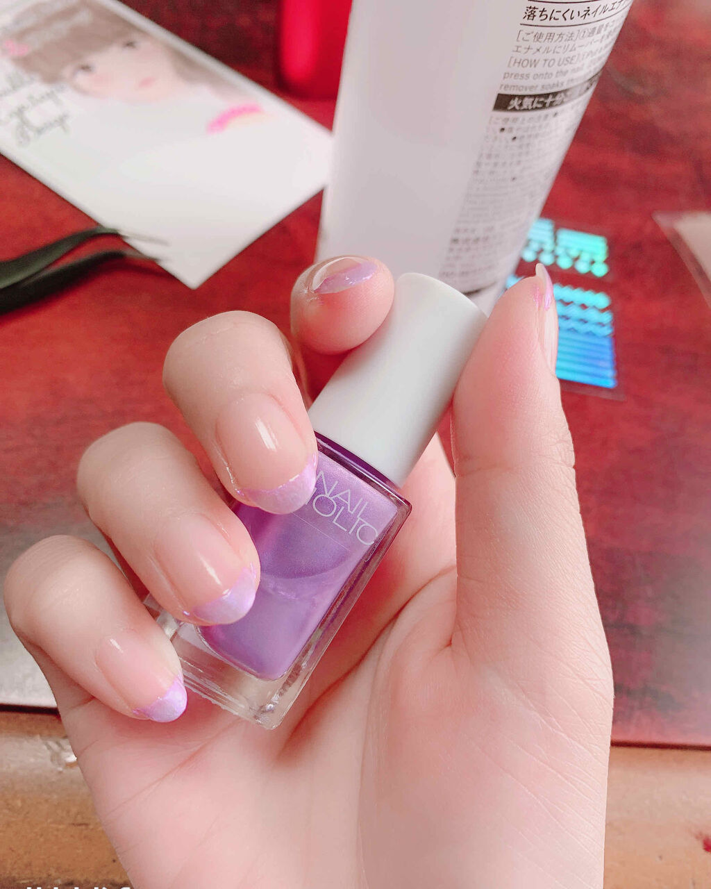 ネイルホリック リミテッドカラー Sea Shell PU170/ネイルホリック/マニキュアを使ったクチコミ（1枚目）