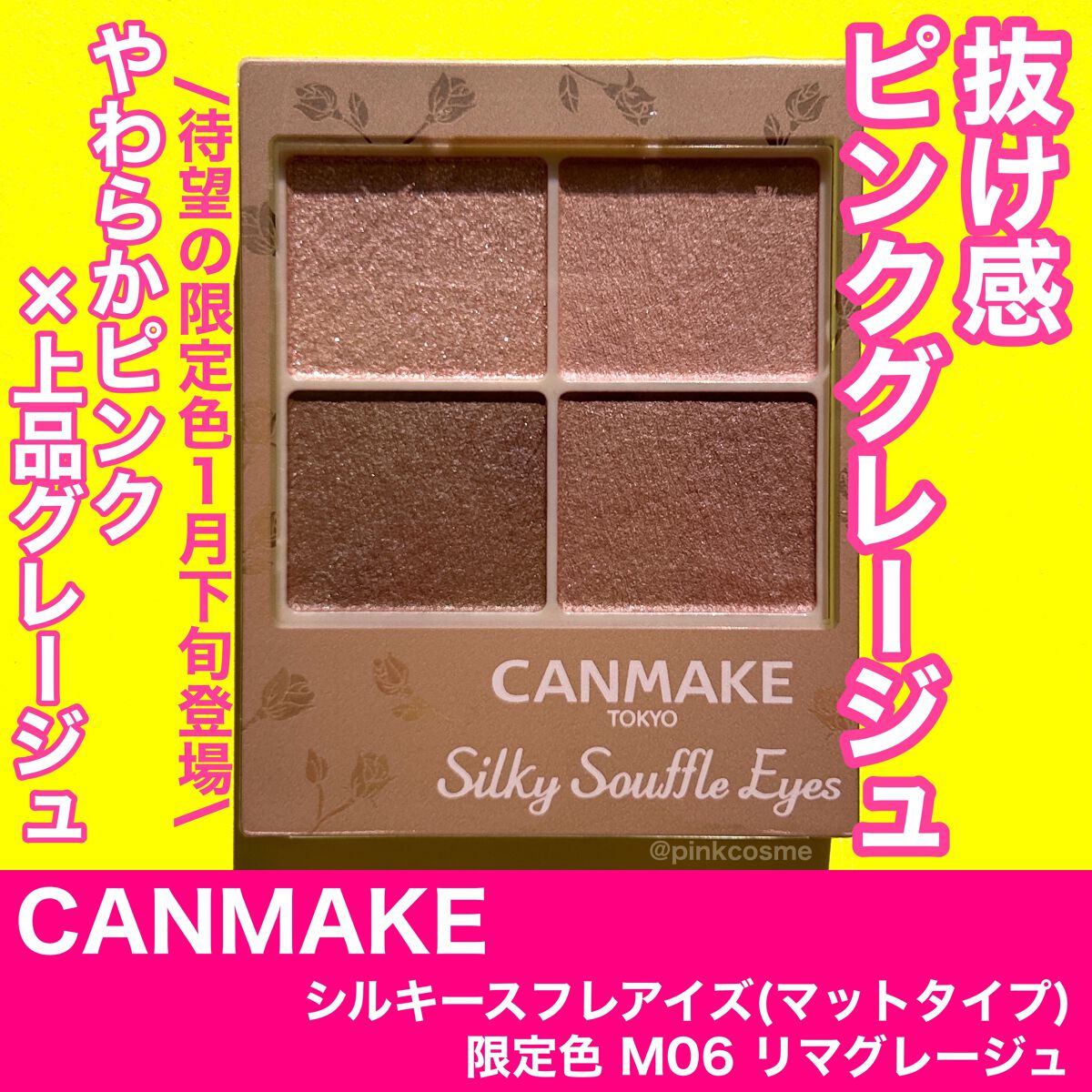 シルキースフレアイズ（マットタイプ）/キャンメイク/アイシャドウパレットを使ったクチコミ（1枚目）