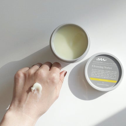 マヌーブル クレンジングソルベ ホワイトミント/MANOEUVRE(マヌーブル)/クレンジングバームを使ったクチコミ(2枚目)