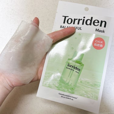 Torriden バランスフル シカマスクのクチコミ「
トリデンさんより商品を提供いただきました！

CICA配合の化粧水がたっぷり染み込んだパック.....」（3枚目）