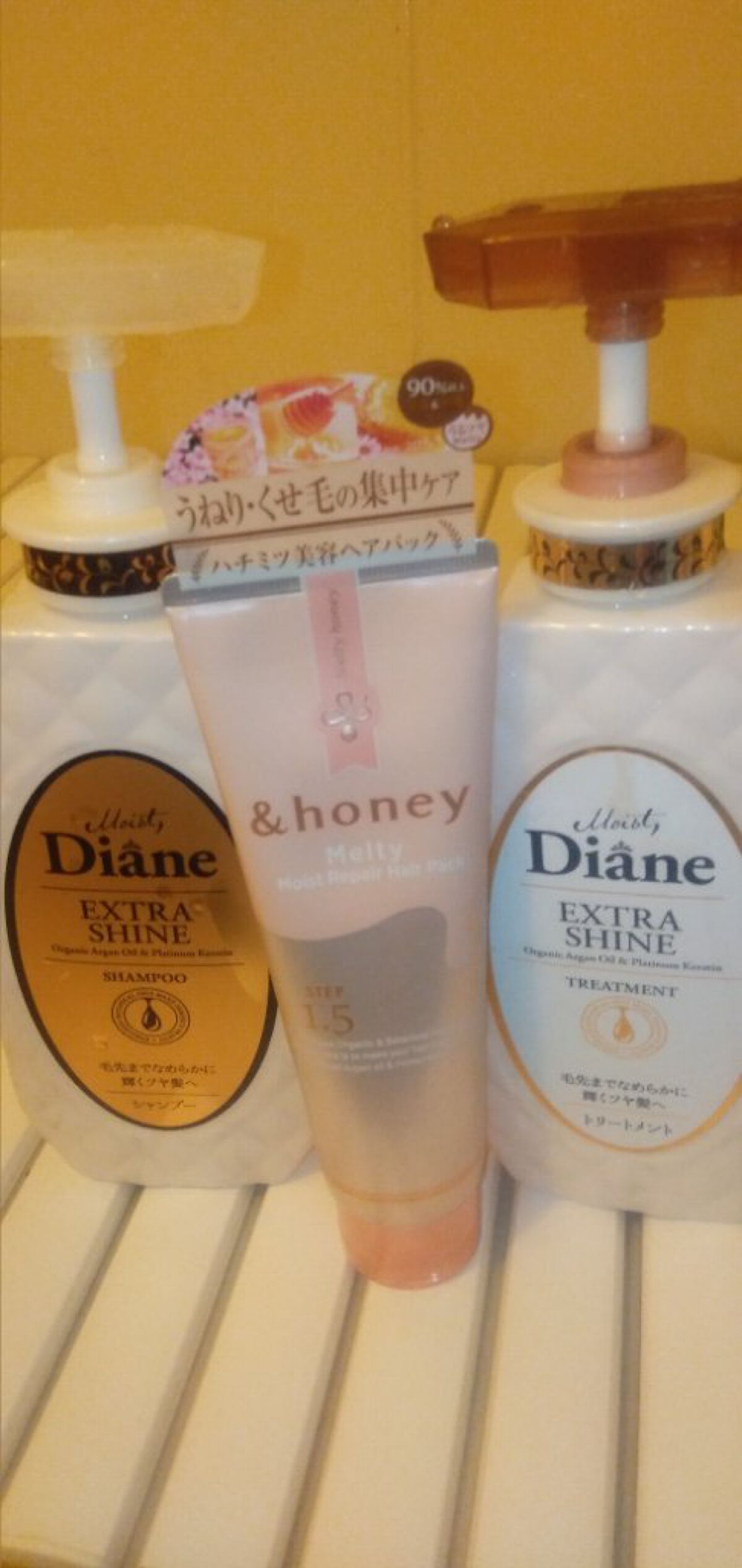 パーフェクトビューティ モイストダイアン エクストラシャイン シャンプー/トリートメント/ダイアン/市販シャンプーを使ったクチコミ（2枚目）