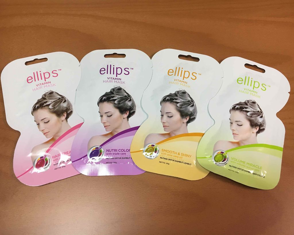ヘアーオイル【ニュートリカラー】/ellips/ヘアオイルを使ったクチコミ（1枚目）