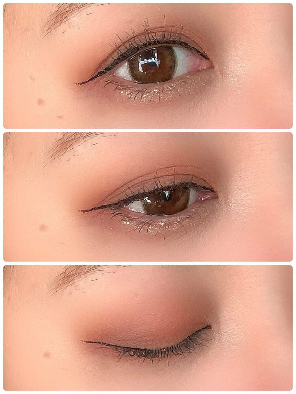 リキッド グリッター シャドウ/rom&nd/グリッターを使ったクチコミ(7枚目)