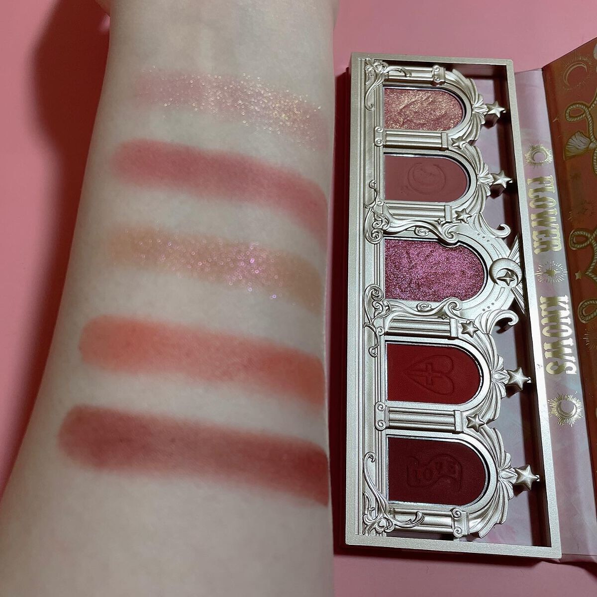 ローズユニコーンシリーズ アイシャドウパレット/FlowerKnows/アイシャドウパレットを使ったクチコミ(2枚目)