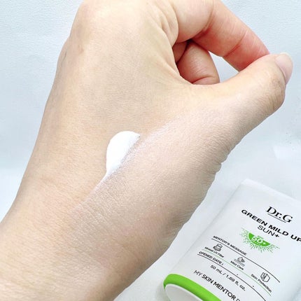グリーンマイルドアップサンプラス/Dr.G/日焼け止めクリームを使ったクチコミ(5枚目)