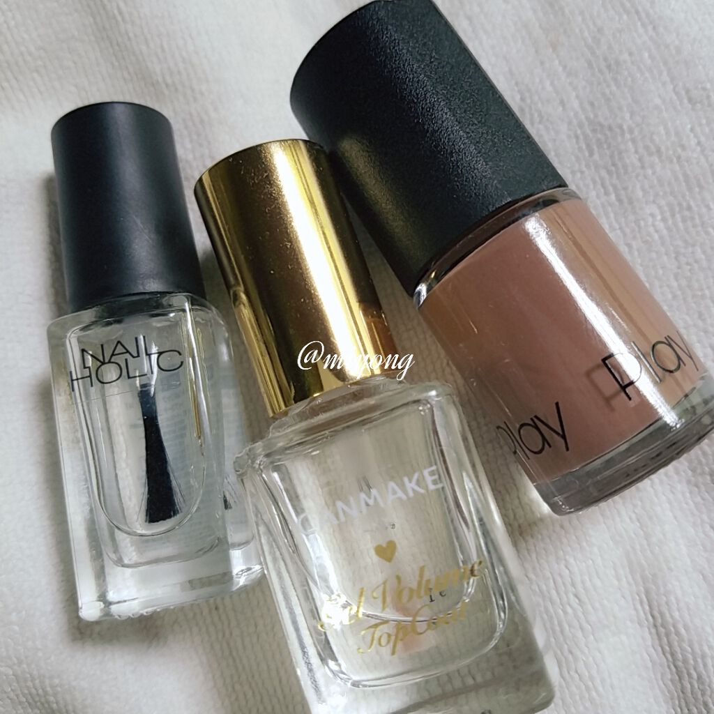 ジェルボリュームトップコート/キャンメイク/ネイルトップコートを使ったクチコミ（2枚目）