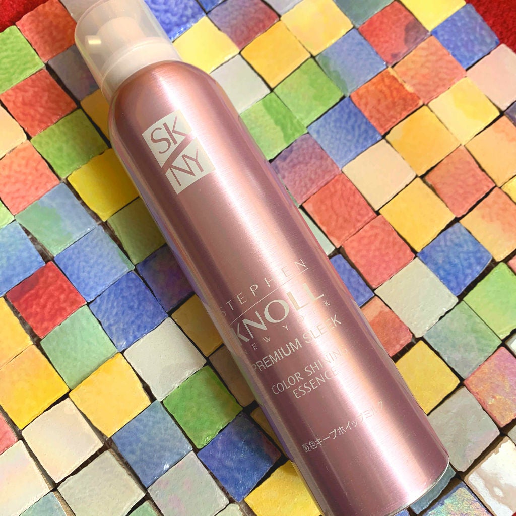 プレミアムスリーク カラーシャイニング エッセンス/スティーブンノル ニューヨーク/ヘアミルクを使ったクチコミ(1枚目)