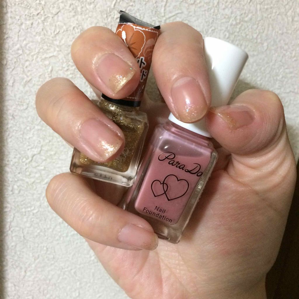 ネイルファンデーション/パラドゥ/マニキュアを使ったクチコミ(2枚目)