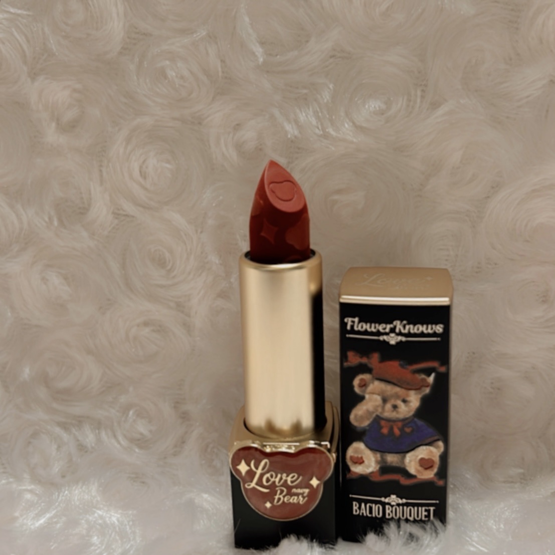 Love Bear マットリップスティック シルキーベア/FlowerKnows/口紅を使ったクチコミ（1枚目）