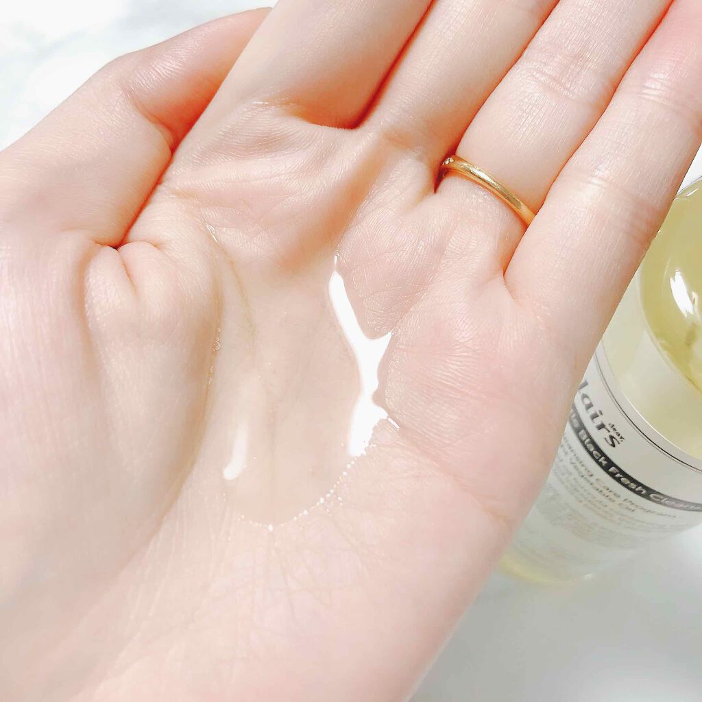 ジェントルブラックフレッシュクレンジングオイル(150ml)/Klairs/オイルクレンジングを使ったクチコミ(2枚目)