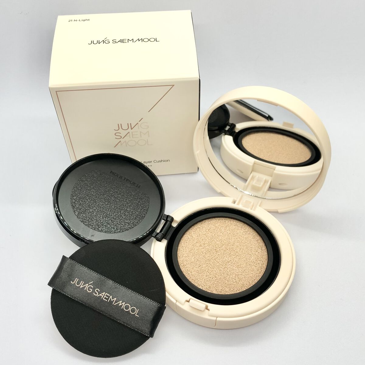 エッセンシャル スキン ヌーダー クッション/JUNG SAEM MOOL/クッションファンデーションを使ったクチコミ（3枚目）