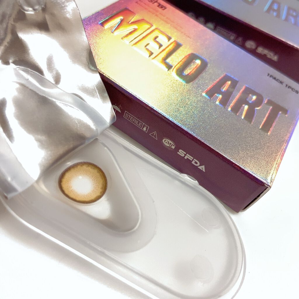 MELO ART/蜜のレンズ/カラーコンタクトレンズを使ったクチコミ（3枚目）