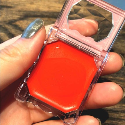 リップ&チーク ジェル 02 アップルマンゴーパフェ/キャンメイク/ジェル・クリームチークを使ったクチコミ(2枚目)