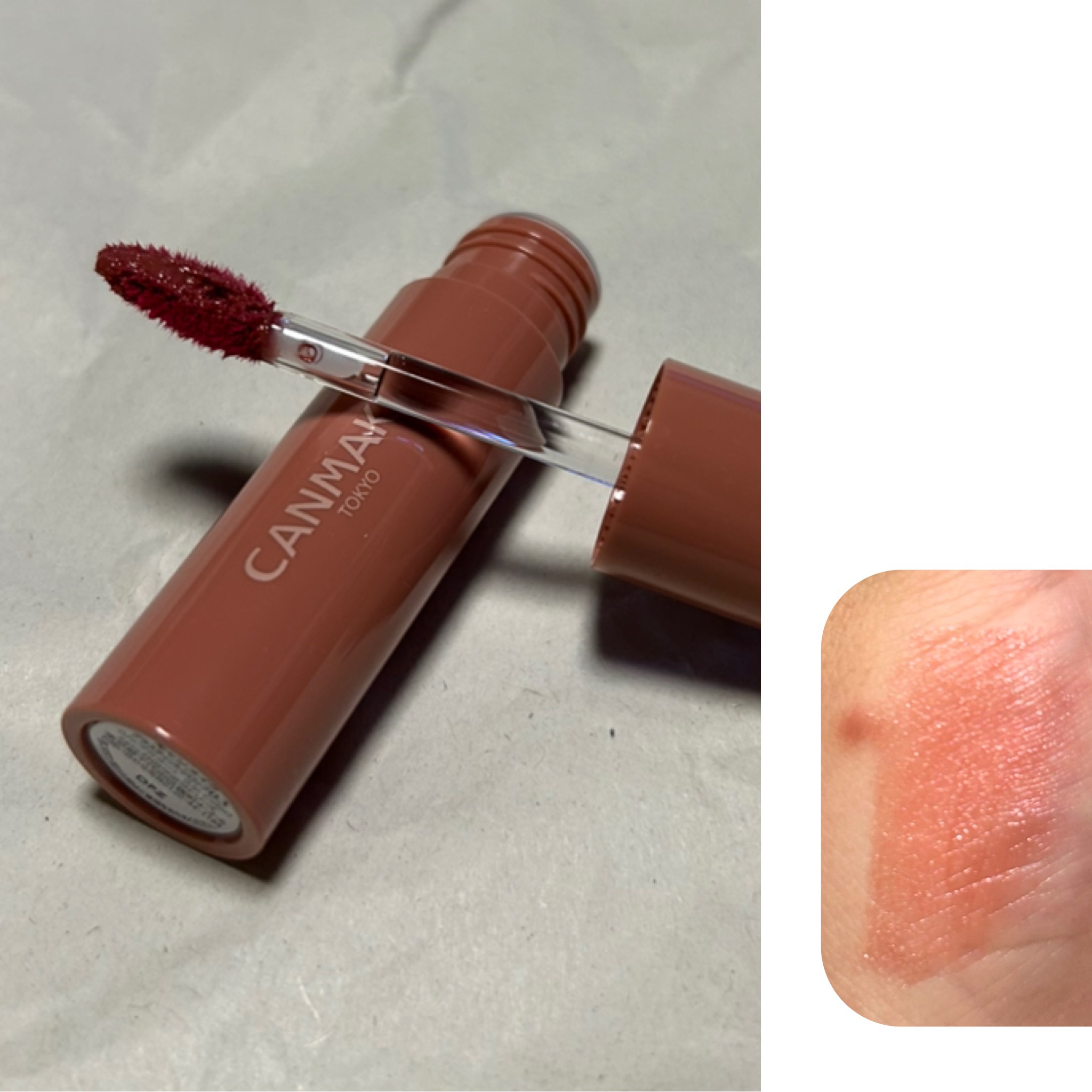 グラスティントシロップ/キャンメイク/リップティントを使ったクチコミ（2枚目）