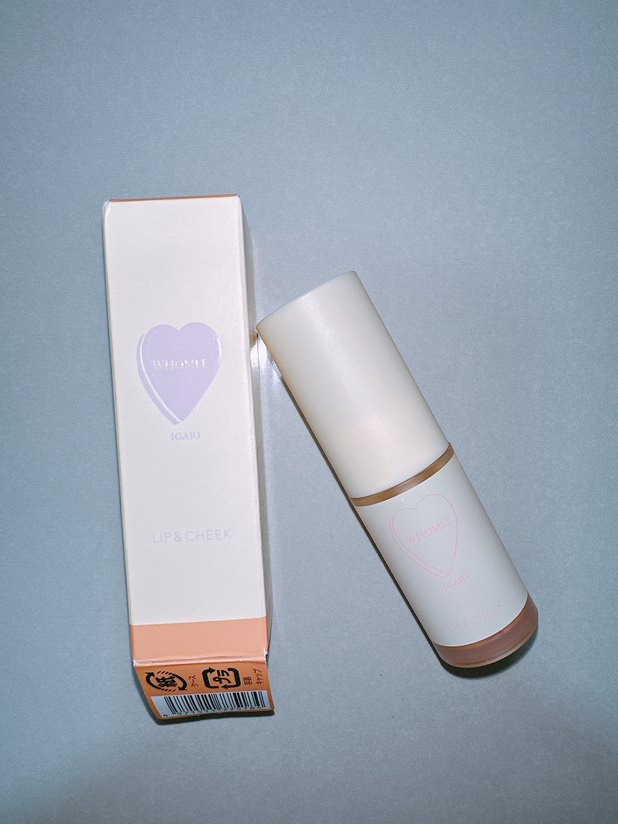 リップ＆チーク アムールベージ/WHOMEE/ジェル・クリームチークを使ったクチコミ（1枚目）