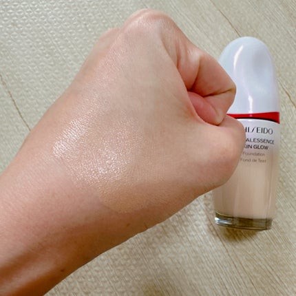 エッセンス スキングロウ ファンデーション/SHISEIDO/リキッドファンデーションを使ったクチコミ(3枚目)
