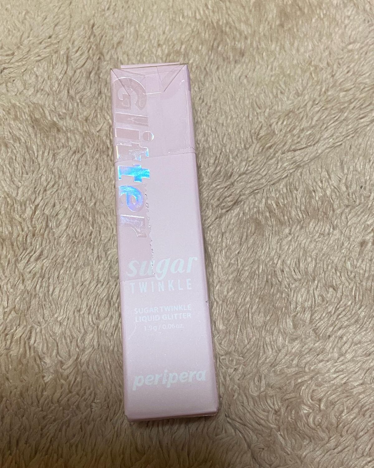 シュガー トゥインクル リキッド グリッター/PERIPERA/グリッターを使ったクチコミ（1枚目）